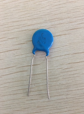 高压瓷片电容10NF 2KV103M 0.01UF2000V 片径12MM脚巨10MM