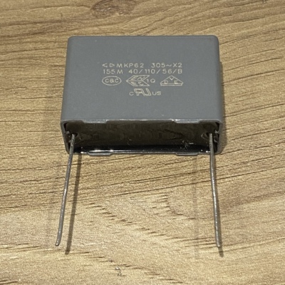MKP62法拉X2安规电容器305V155M 275V 1.5UF P27.5MM