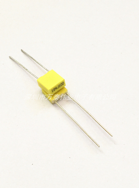 CL71校正电容100V184J 0.18uf  P5MM 黄色方块电容器