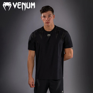 VENUM毒液 Lazer速干短袖健身拳击训练T恤跑步圆领上衣夏日常半袖