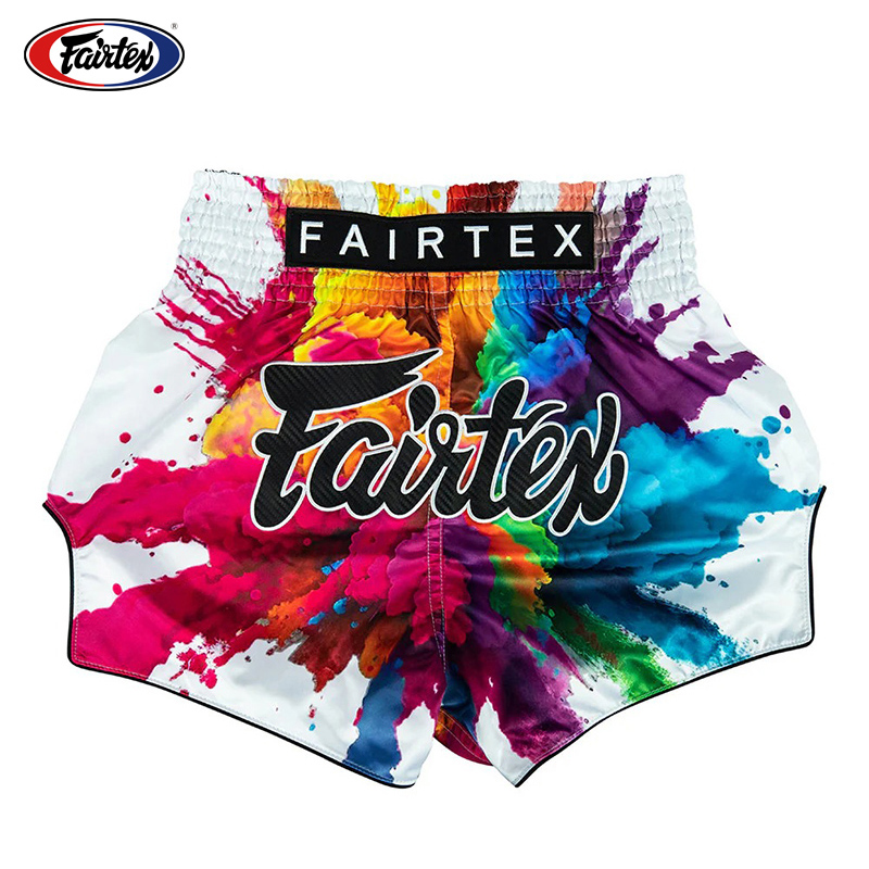 Fairtex菲尔泰斯 Fiore泰拳短裤成人男女运动裤拳击裤健身训练裤