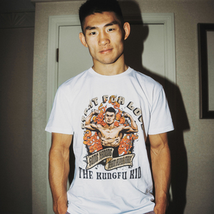运动T恤宋亚东联名短袖ufc格斗搏击训练休闲服纯棉t男宽松圆领