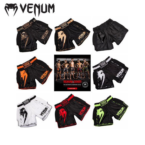 VENUM毒液泰拳短裤散打格斗训练