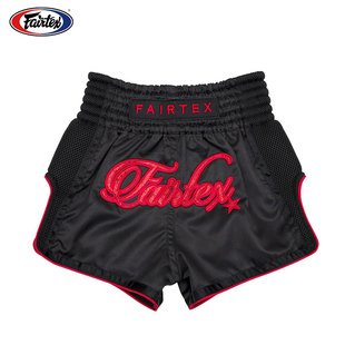 Fairtex菲尔泰斯 儿童泰拳短裤拳击训练运动裤散打搏击三分裤
