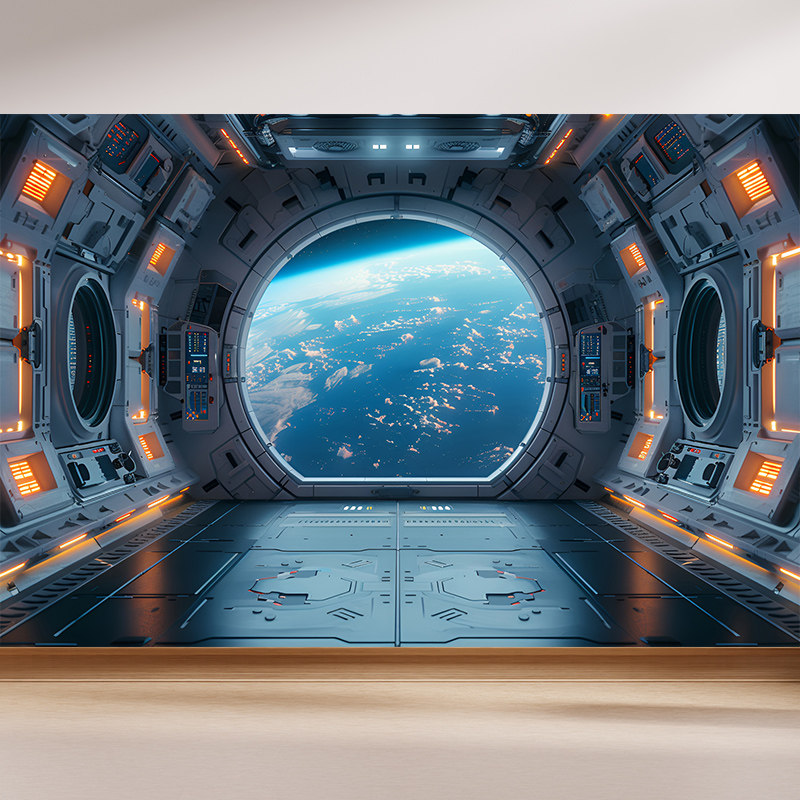 太空仓星空自粘背景墙科技感贴画