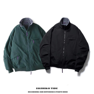 22AW DW pler39S日系复古立领内里摇粒绒机能双面穿夹克外套