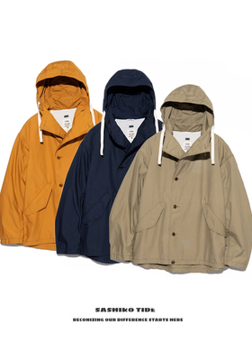 23AW NANA 日系cityboy 户外机能防水军事风连帽外套冲锋衣