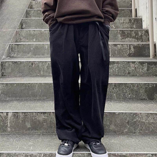 长裤 Gramicci tapered联名复古纯色灯芯绒休闲裤 wide 24AW