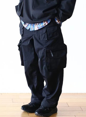 DW pler39s日系户外机能cityboy复古多口袋宽松休闲工装长裤