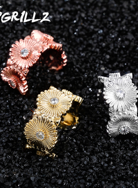 权志龙同款小雏菊戒指 ins网红潮款男女指环情侣对戒 开口可调节