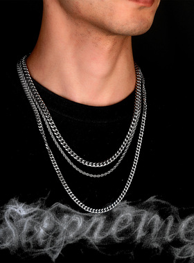 TOPGRILLZ新款欧美可定制拼接项链天然珍珠小众男女嘻哈高级饰品