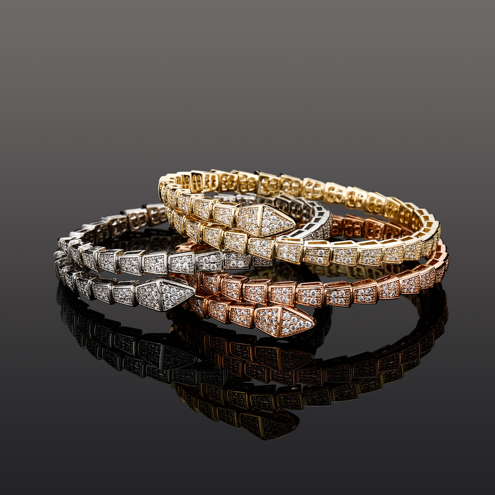 欧美潮流锆石嘻哈手链