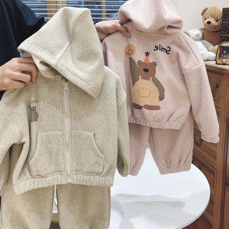 MXAG儿童加绒套装2026冬