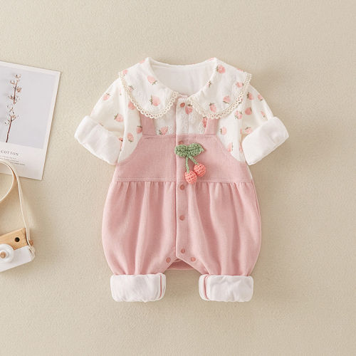MXAG0一1岁婴儿套装女春