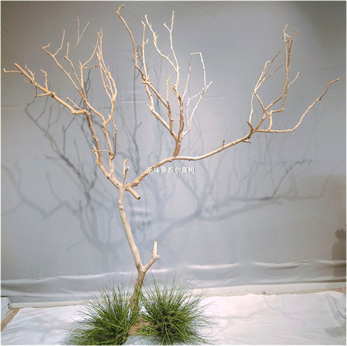 仿真枯树道具树造景假树干大型干枝酒店商场服装店装饰落地摆件