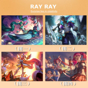 DIY数字油画英雄联盟lol琴瑟仙女星之守护者娑娜艾克萨勒芬妮礼物