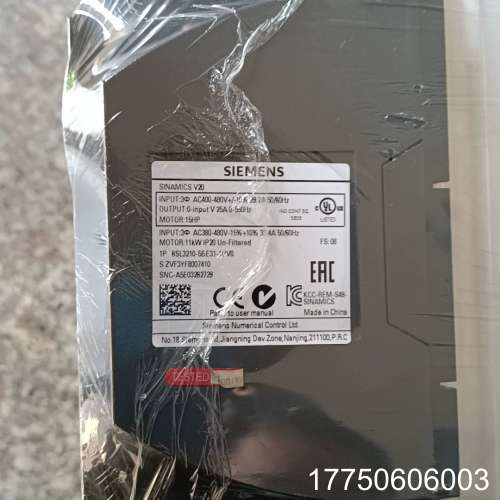 变频器6SL3210-5BE31-1UV0