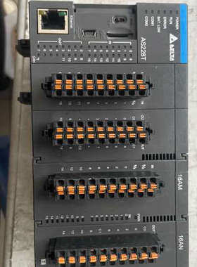 台达PLC，AS228T-A，带扩展16AM  16AN