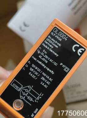 德国IFM易福门IFM传感器 OL0004 0L0004