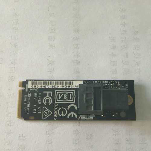 华硕M2转U2 hyper kit M.2转U.2拓展卡硬盘