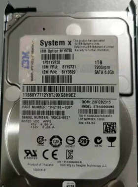 IBM 81Y9731 81Y9730 1T 7.2K SA