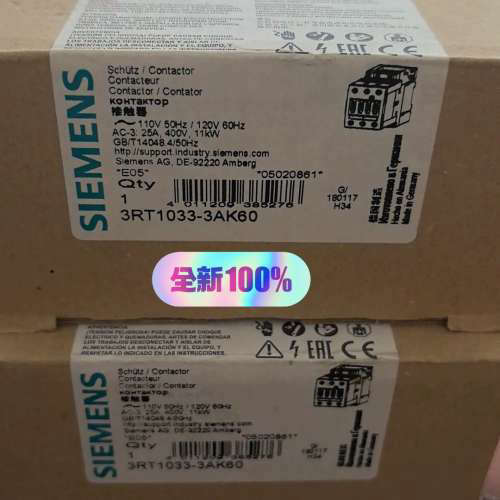 3RT1033-3AK60 触器，正品，所见
