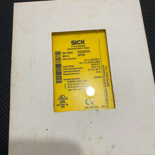 德国西克SICK安全继电器UE48-3OS2D2S1 订货号