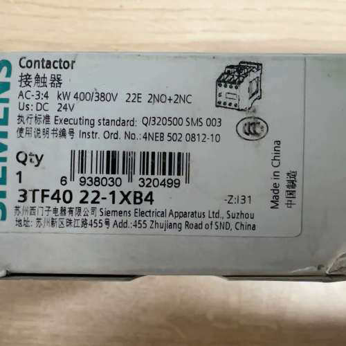 触器 3TF4022-1XB4 正品