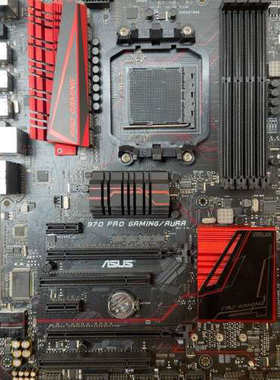 华硕970主板，有5张，970PRO GAMING/AURA