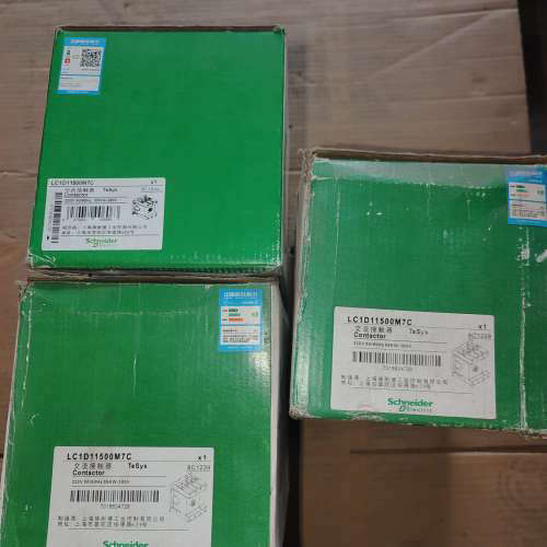 交流触器LC1D11500M7C,220V 50/6