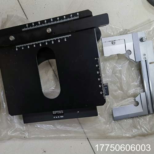 OPTON 显微镜载物台，拍，基本，功能完好，