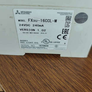 16CCL 版 240mA 24VDC供电 三菱FX3U