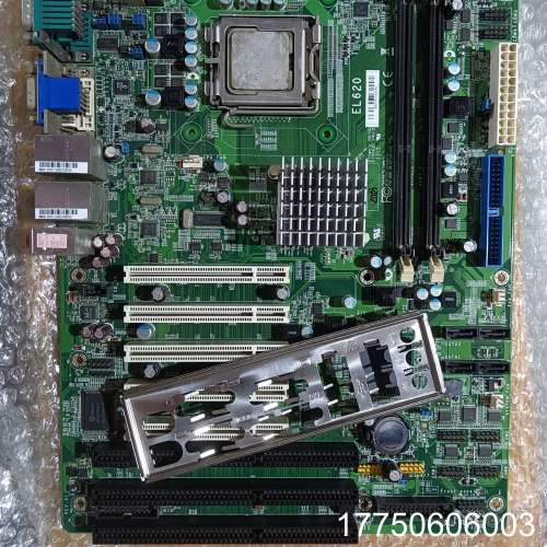 友通EL620主板，支持771针CPU，双DDR3内存插槽，