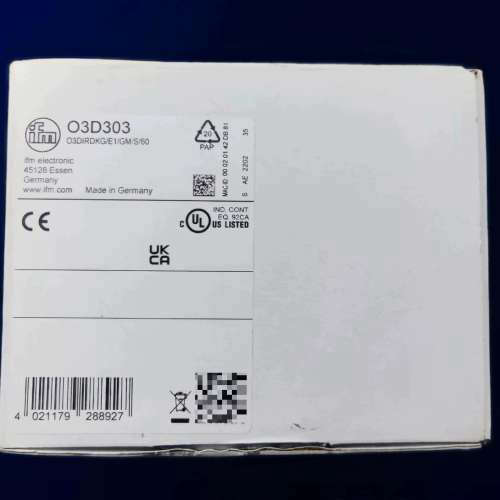 IFM易福门 O3D303（3D)成像系统,正品,现