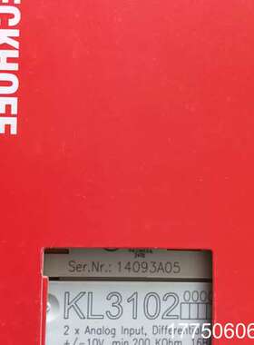 倍福模块KL3102  正品    欢迎订货 顺