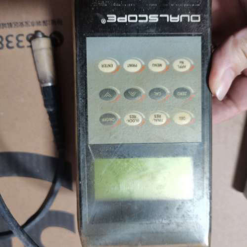 DUALSCOPE测厚仪，拍，的，带数据线，需要的