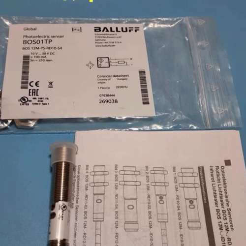 BALLUFF巴鲁夫BOS01TP传感器BOS 12