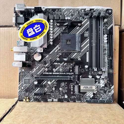 新到华硕B550M-A WI-FI主板，AMD主板，成色很靓