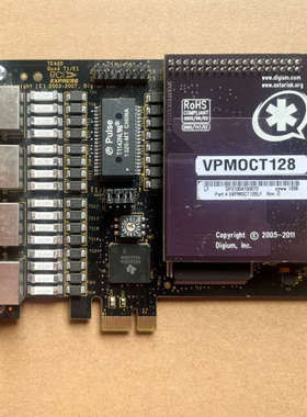 Asterisk digium TE420 PCIe x1