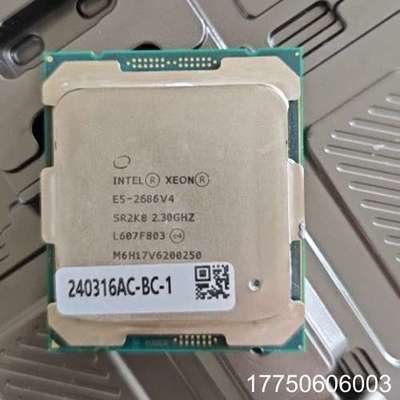 两个E5 2686v4cpu