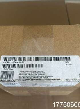6ES7 313-6CG04-0AB0，拆封，未使