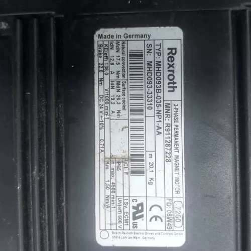 力士乐伺服电机MHD093B-035-NP1-AA，德国