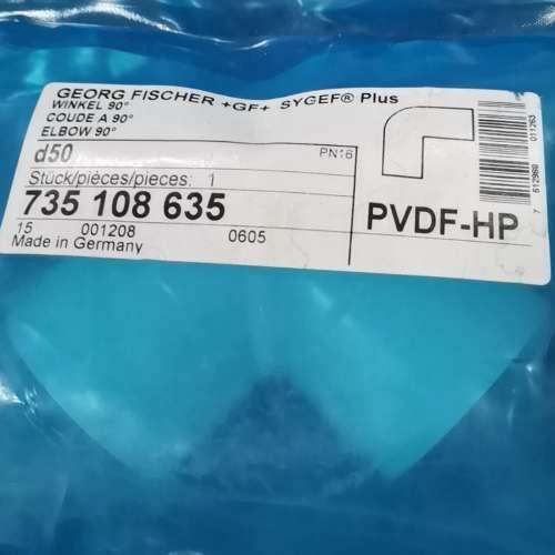 +GF+弯头 agru弯头 d50DN40 PVDF HP实