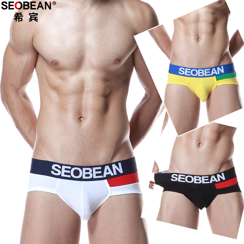SEOBEAN/希宾男士内裤三角裤棉运动宽边青年性感潮纯色U凸内裤男在类目 女士内衣/男士内衣/家居服, 内裤中 - 来自Buy2taobao.com提供专业的淘宝代购服务