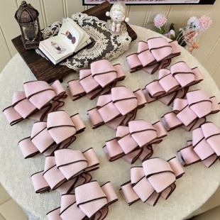 Jennie夹真赢麻了甜美香蕉夹温柔风蝴蝶结抓夹高级感气质2025新款