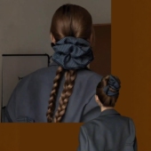 发圈 高级设计感发饰2025年新款 正确打开方式 黑色大肠发圈气质款