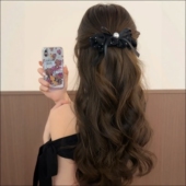 香蕉夹用来扎半披发高级感蝴蝶结发夹韩系高马尾气质发饰2026新款