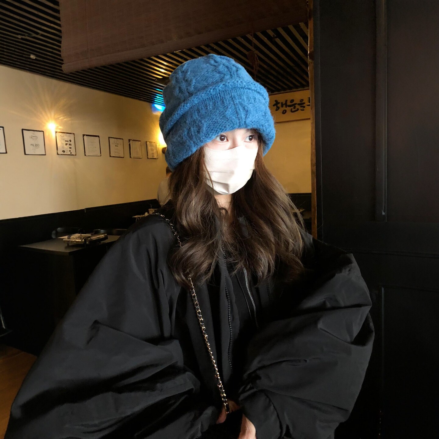 好显脸小的帽子时尚氛围感小众针织帽女多巴胺百搭韩系秋冬毛线帽