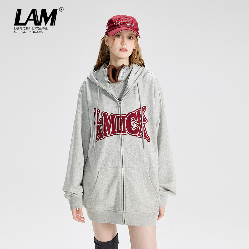 lamlicka美式复古开衫外套