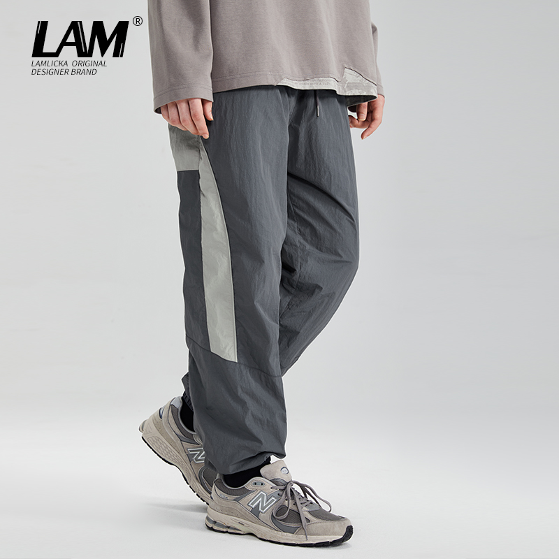 LAMLICKA男秋季束脚运动休闲长裤